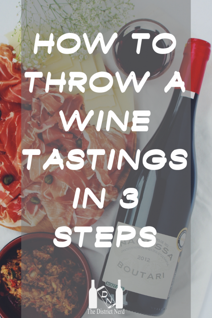 How to throw a wine tastings in 3 steps